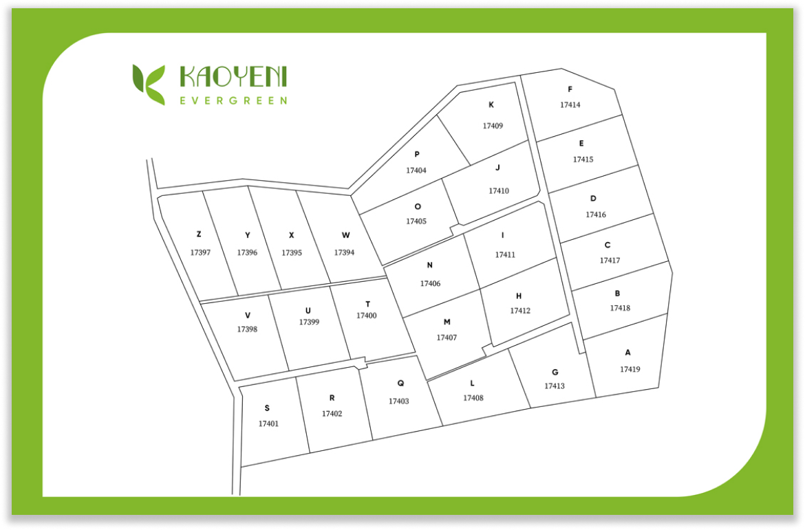 Kayoeni Evergreen Site plan